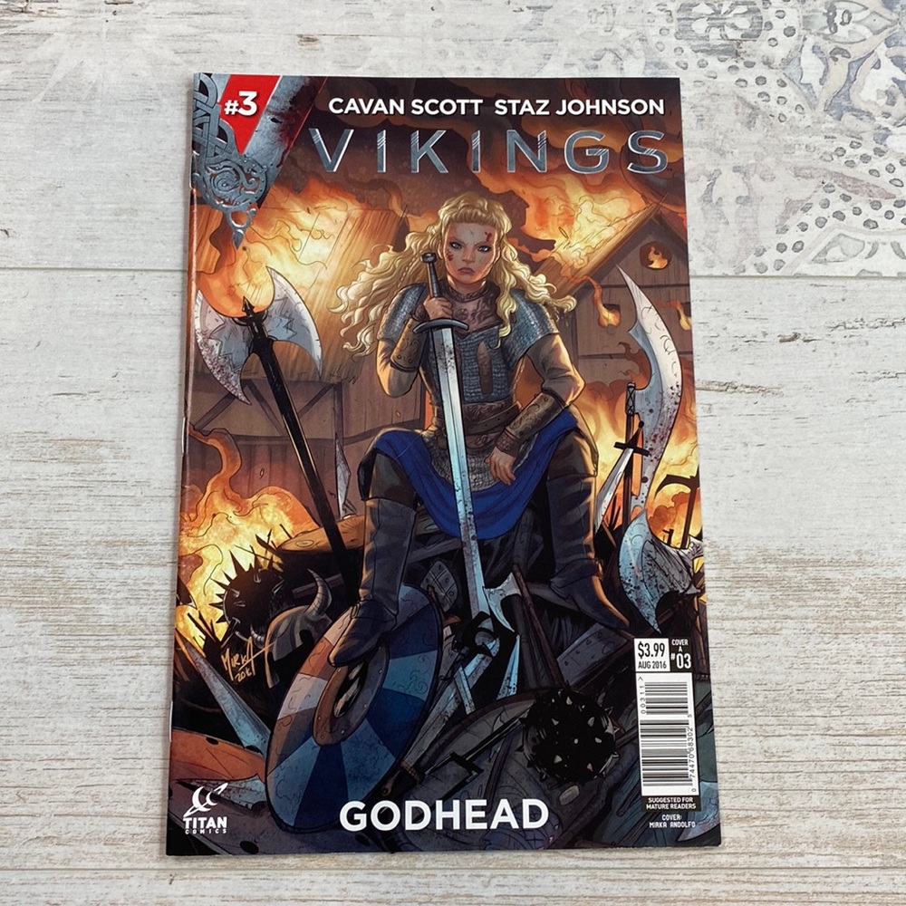 Vikings Godhead #03 Cover A Titan Comics Comic Book